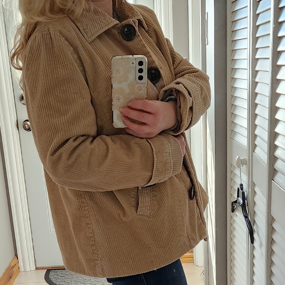 Relativity Women's Tan Corduroy Jacket